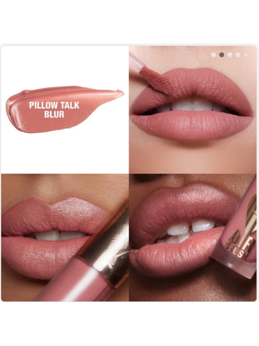 Charlotte Tilbury Pillow Talk Blur – Muted Rose Pink Liquid Lipstick
